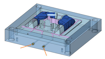 Creation of joints in Mold tool cooling loop