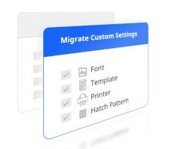 ZWCAD one step migration